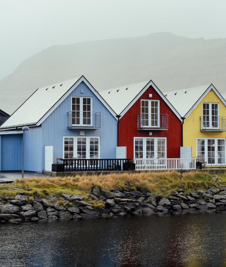 Вилла New Boat House Leirvik Экстерьер фото